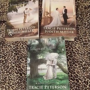 Tracie Peterson and Judith Miller 3 Book Set, Bridal Veil Island